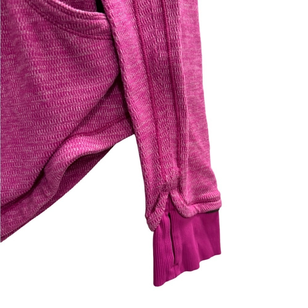 LULULEMON Base Runner 1/2 Zip Raspberry Pink Size 10 - Picture 14 of 16